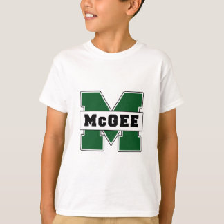 Camiseta Logotipo de McGee do Escolar-Estilo