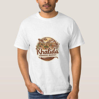 Camiseta Logotipo de mercado para agricultores de vintage