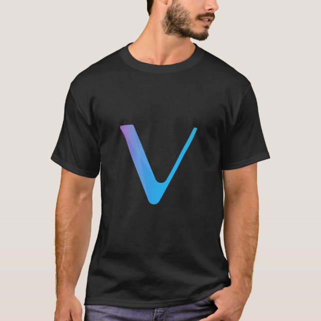 Camiseta Logotipo de moeda VeChain VET (Frente)