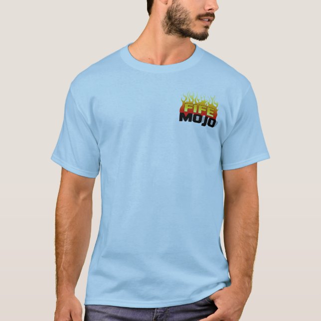 Camiseta Logotipo de Mojo do pífano (Frente)