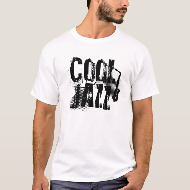 Camiseta logotipo de música cool jazz (Frente)