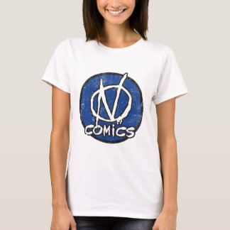 Camiseta Logotipo de NComics afligido