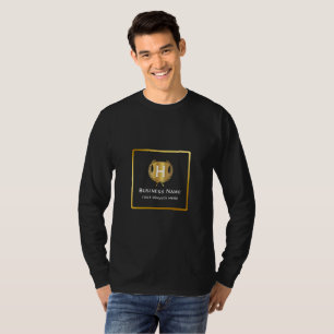 Camiseta Logotipo de Negócios Modernos de Branding Promocio