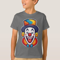 Logotipo de Palhaço Feliz Fofo para Crianças
