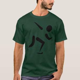 Camiseta Logotipo de patinação rápida