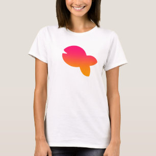Camiseta Logotipo de peixe