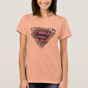 Camiseta Logotipo de pinos da Supergirl