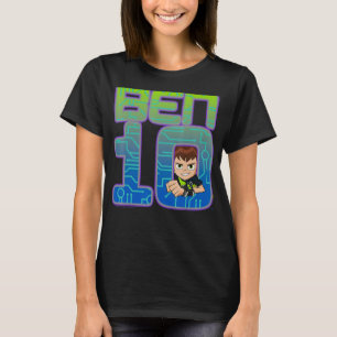 Camiseta Logotipo de Retrato Simples CN Ben 10