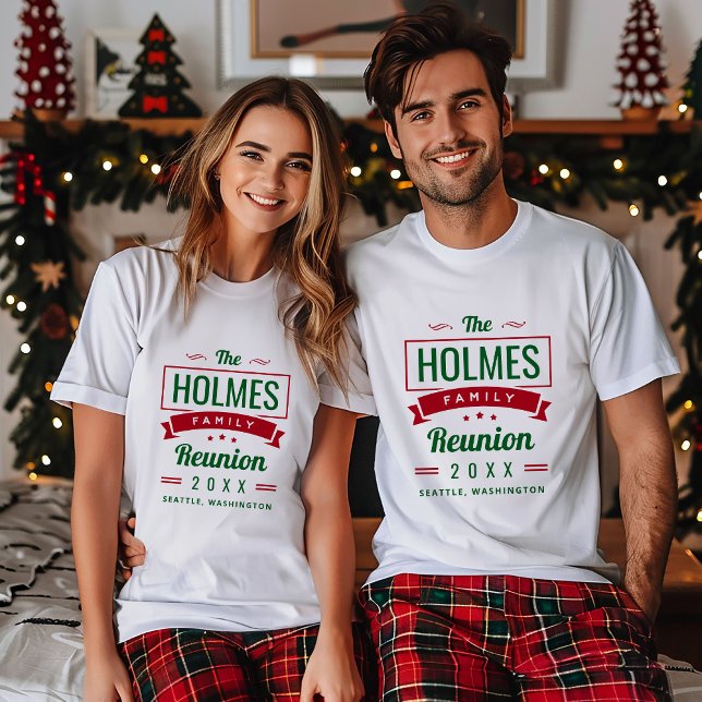 Camiseta Logotipo de Reunião da Família Retroativa (Criador carregado)