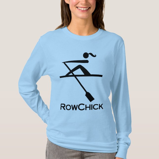 Camiseta Logotipo de RowChick (Frente)