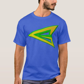 Camiseta logotipo de seta verde