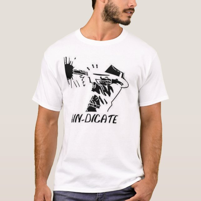 CAMISETA LOGOTIPO DE SINDICATE (Frente)