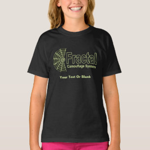 Camiseta Logotipo de sistemas de camuflagem frontal