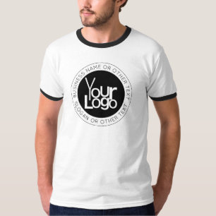 Camiseta Logotipo de sua empresa e texto editável simples m