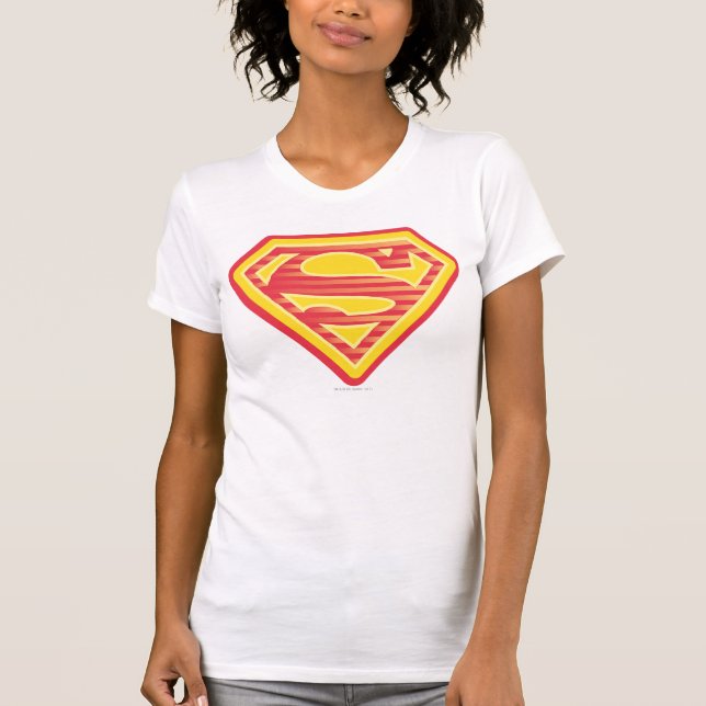 Camiseta Logotipo de Supergirl Far-Out (Frente)