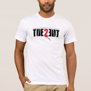 Camiseta Logotipo de TOE2TOE no t-shirt BRANCO