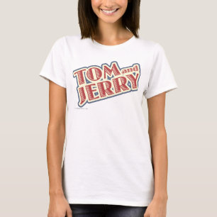 Camiseta Logotipo de Tom e de Jerry