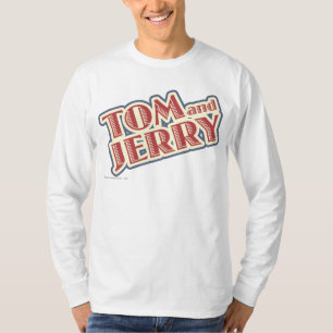 Camiseta Logotipo de Tom e de Jerry