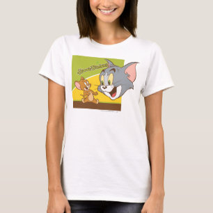 Camiseta Logotipo de Tom e de Jerry Hanna Barbera