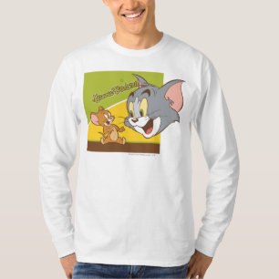 Camiseta Logotipo de Tom e de Jerry Hanna Barbera