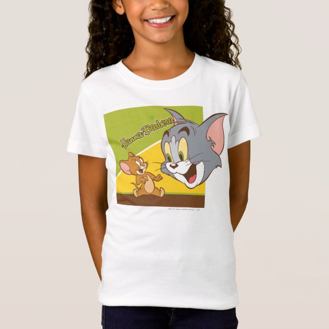 Camiseta Logotipo de Tom e Jerry Hanna Barbera (Frente)