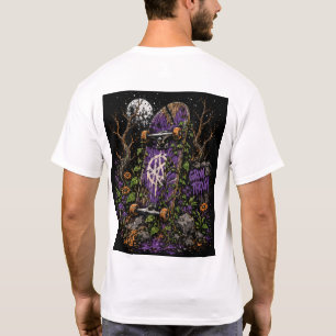 Camiseta Logotipo de Tórax de Skate Quebrado da Natureza Ur