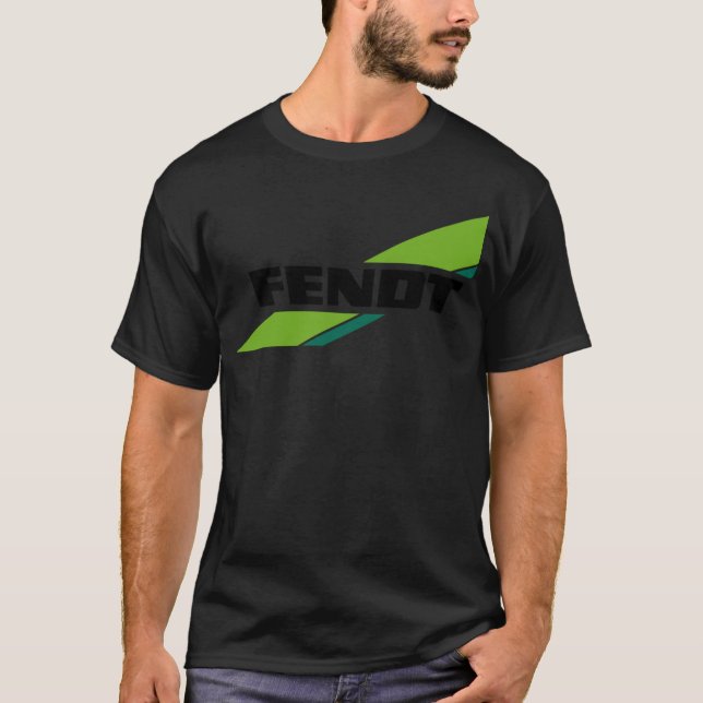 Camiseta Logotipo de Tratores Fendt - estilo (Frente)