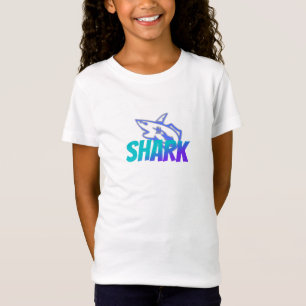 Camiseta Logotipo de Tubarão com Gradiente Feroz Vibraçõe