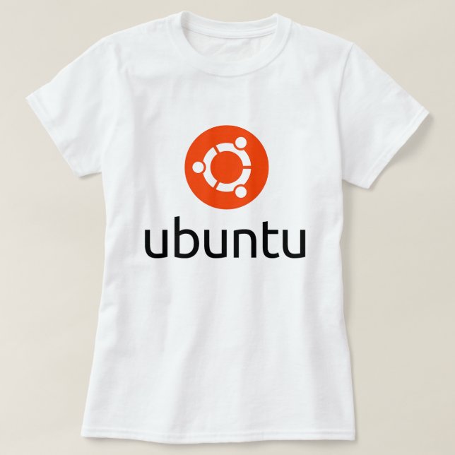 Camiseta Logotipo de Ubuntu Linux (Frente do Design)