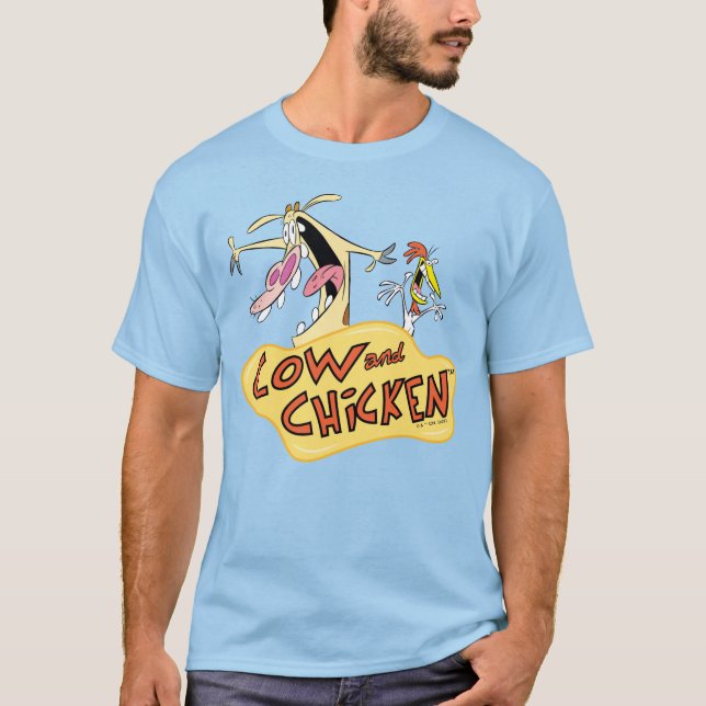 Camiseta Logotipo de vaca e frango (Frente)