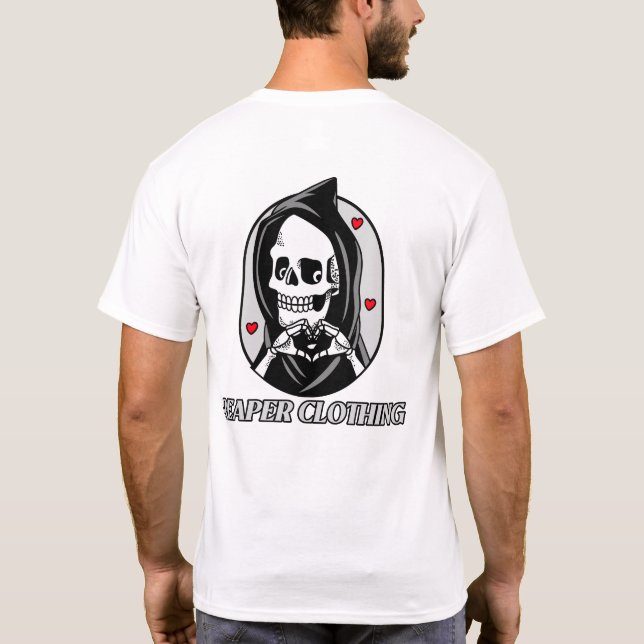 Camiseta Logotipo de Vestuário do Reaper (Verso)