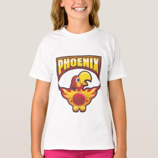 Camiseta Logotipo de vetera de pássaros Phoenix.ai