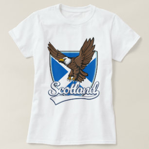 Camiseta logotipo de viagem Escócia