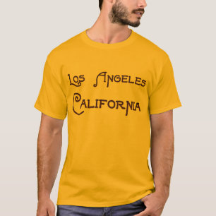 Camiseta Logotipo Deco de Arte da Califórnia em Los Angele
