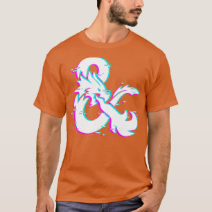 Camiseta logotipo dnd glitch
