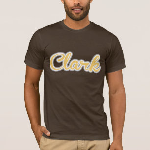 Camiseta Logotipo do amarelo do t-shirt de Clark