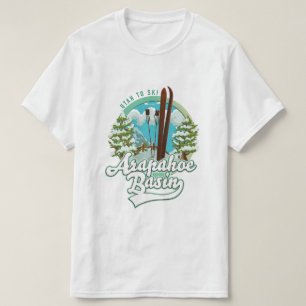 Camiseta logotipo do Arapahoe Basin Utah ski