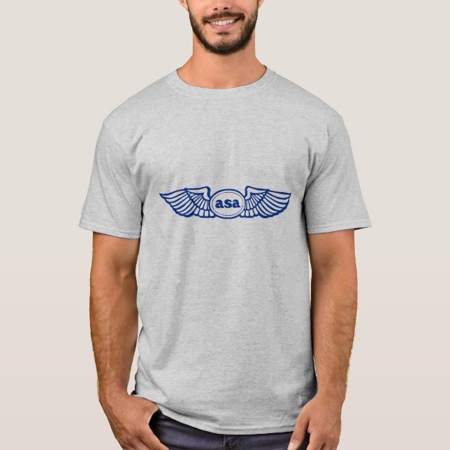 Camiseta Logotipo do ASA Blue Wings (Frente)