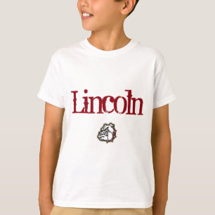 Camiseta Logotipo do buldogue de Lincoln