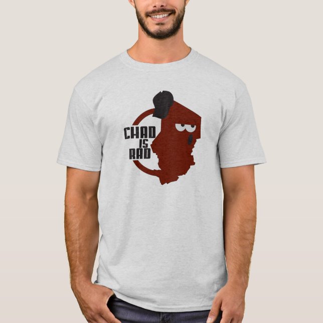 Camiseta logotipo do cano principal de ChadisRad.com (Frente)