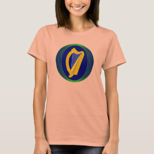 Camiseta Logotipo do Casaco de Armas irlandês
