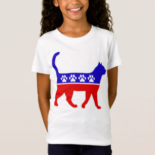 Camiseta Logotipo do Cat Party Feliz Política Partido Excel
