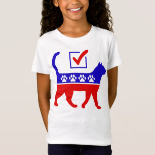 Camiseta Logotipo do Cat Party Feliz Política Partido Excel