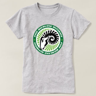 Camiseta Logotipo do círculo no Lt Cinza