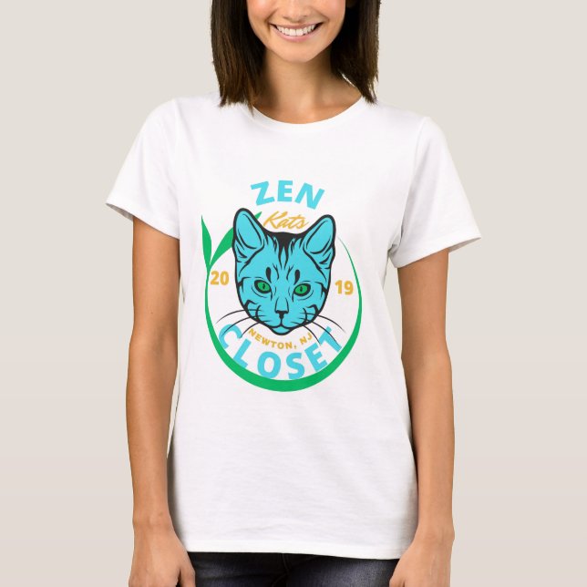 Camiseta Logotipo do Closet Zen Kats (Frente)