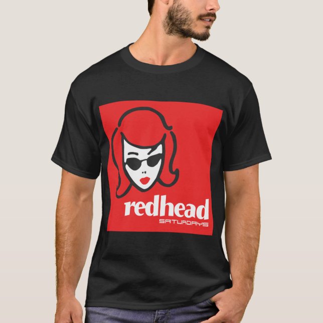 Camiseta Logotipo do clube noturno Melbourne "RedHead" (Frente)