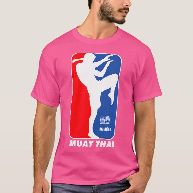 Camiseta Logotipo do Combatente Mma Muay Thai (Frente)