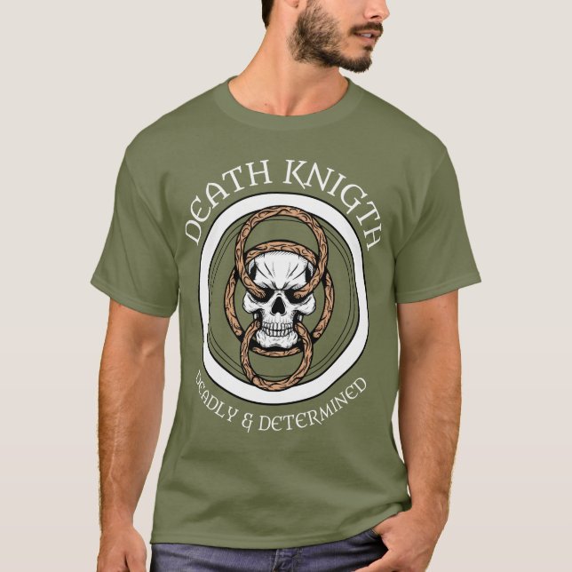 Camiseta Logotipo do crânio do KNIGTH DEATH | (Frente)