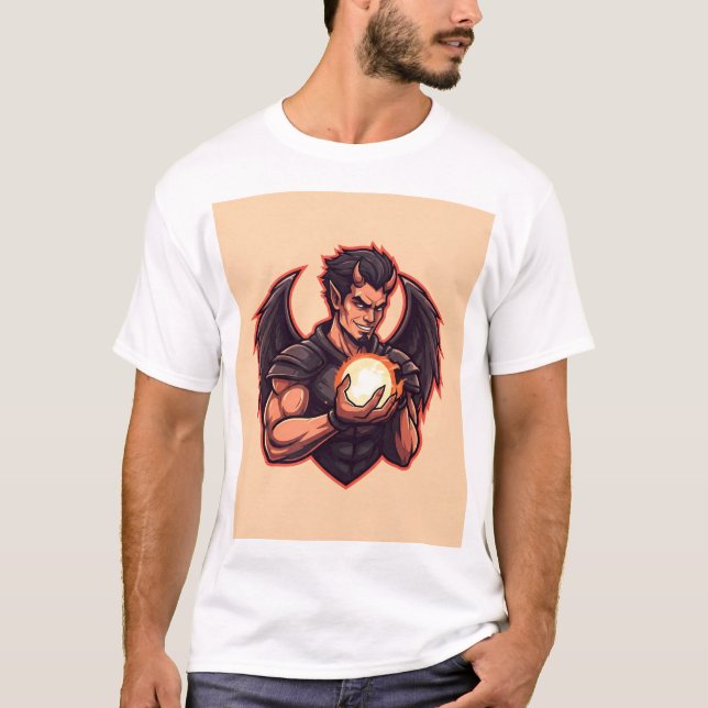Camiseta Logotipo do Devil Angel Esport (Frente)