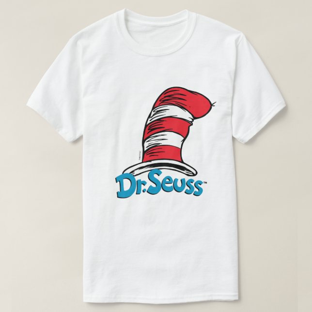 Camiseta Logotipo do Dr. Seuss Hat (Frente do Design)